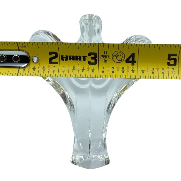 Val St Lambert Crystal Angel Belgium Crystal Figurine Paperweight Signed - Picture 10 of 13